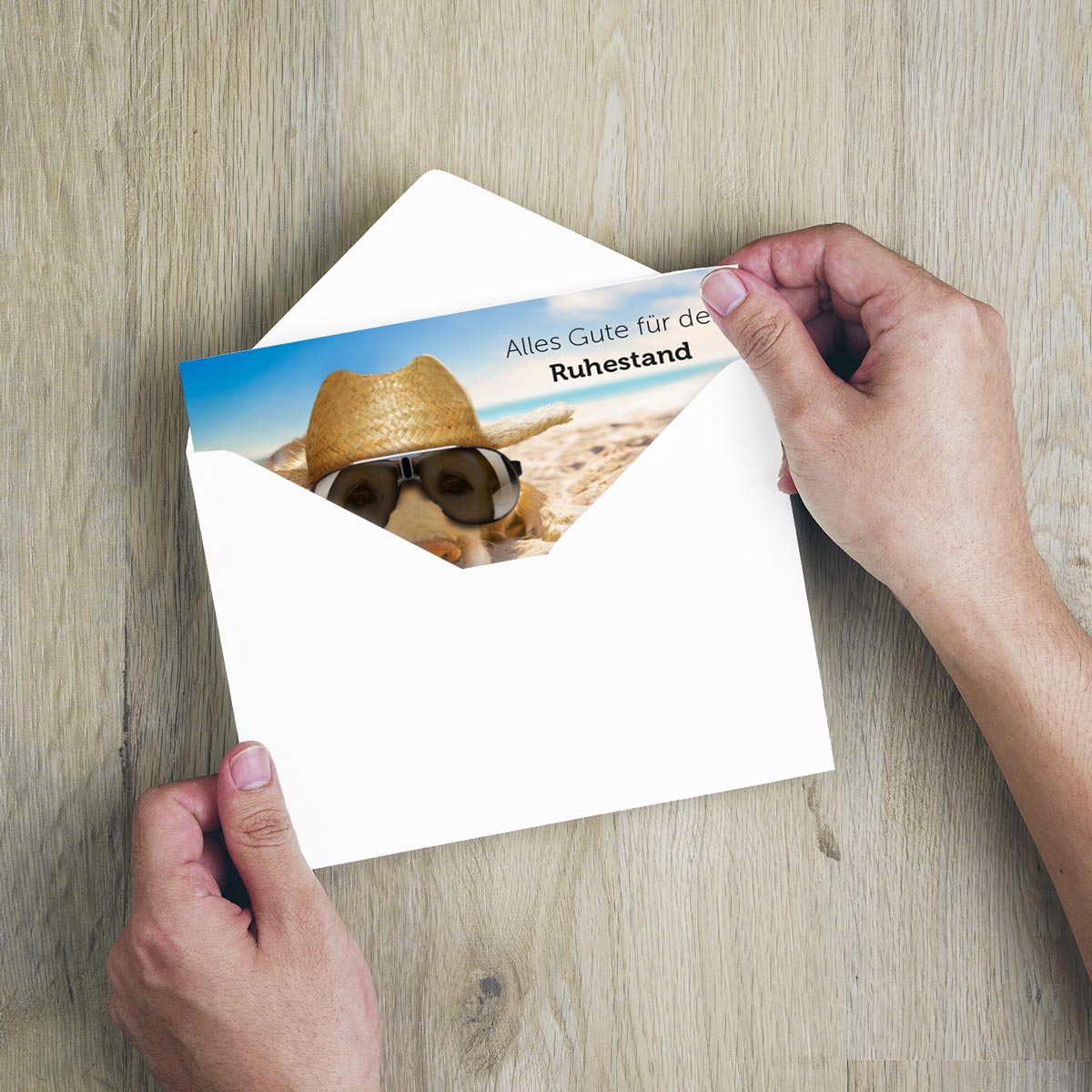 1 lustige Abschiedskarte Ruhestand +1 Kuvert Abschied Kollege Kollegin Rente Merz Designkarten