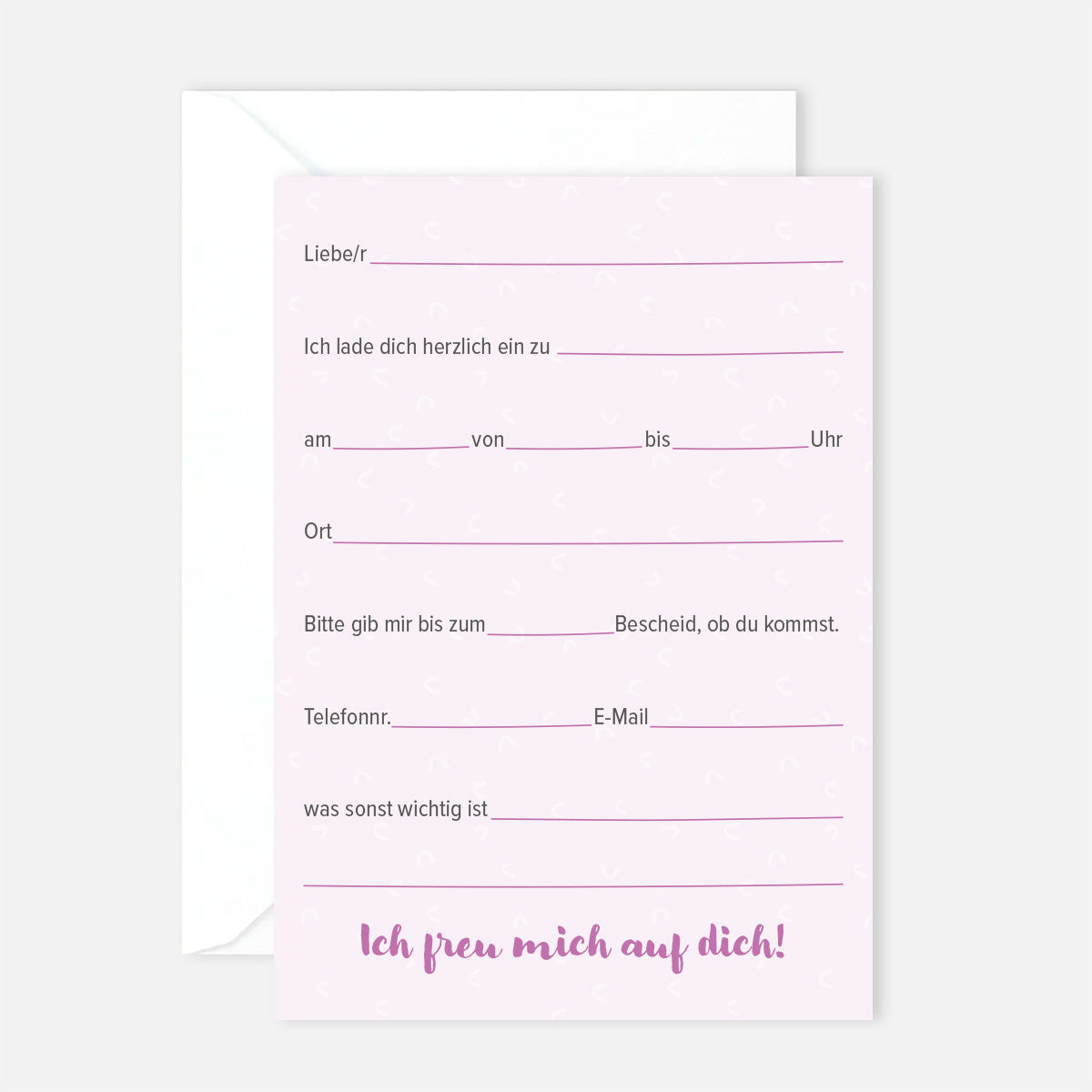 12 Einladungskarten Kindergeburtstag Panda Postkarten 14,8x10,5cm + 12 Umschläge Merz Designkarten