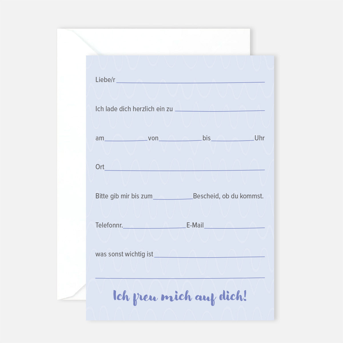 12 Einladungskarten Kindergeburtstag Kids Postkarten 14,8x10,5cm + 12 Umschläge Merz Designkarten