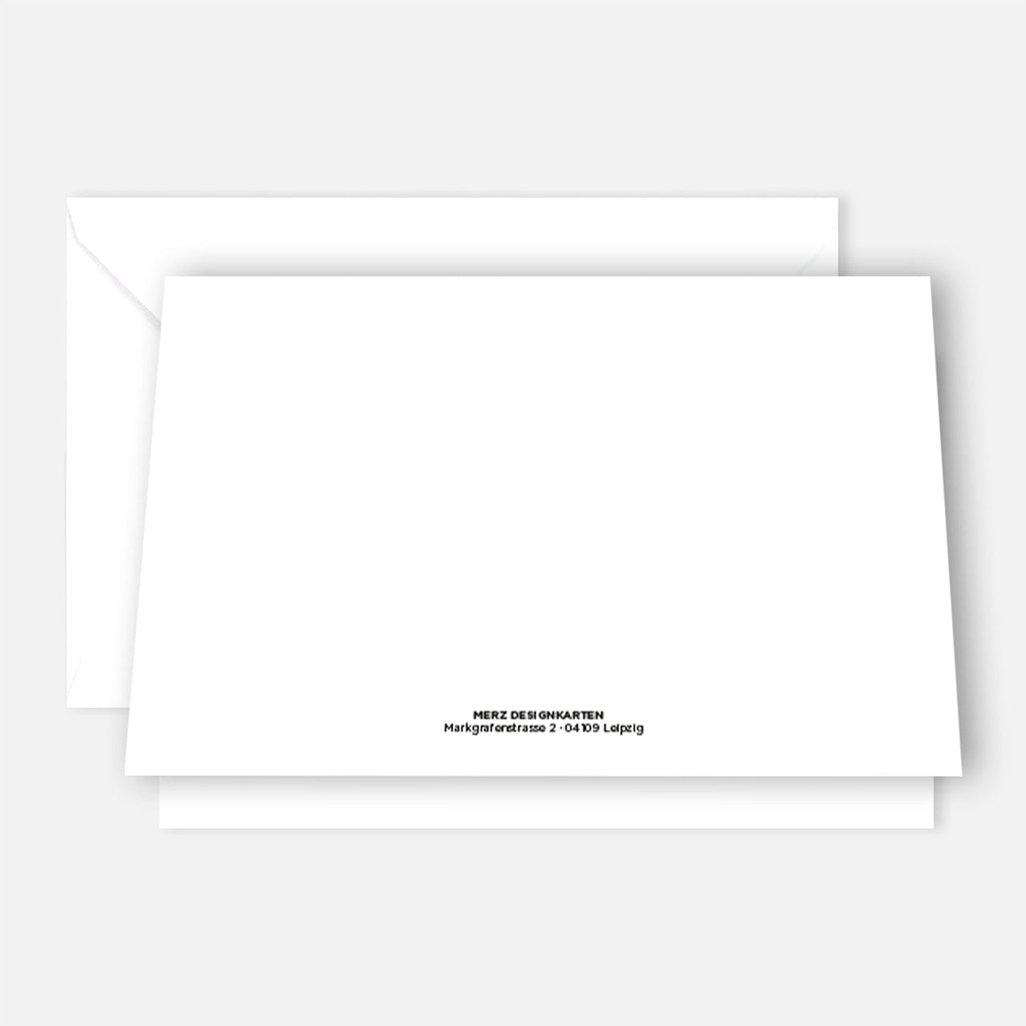 1 Hochzeitskarte 18x12cm Klappkarte mit Umschlag Glückwunschkarte zur Hochzeit Merz Designkarten