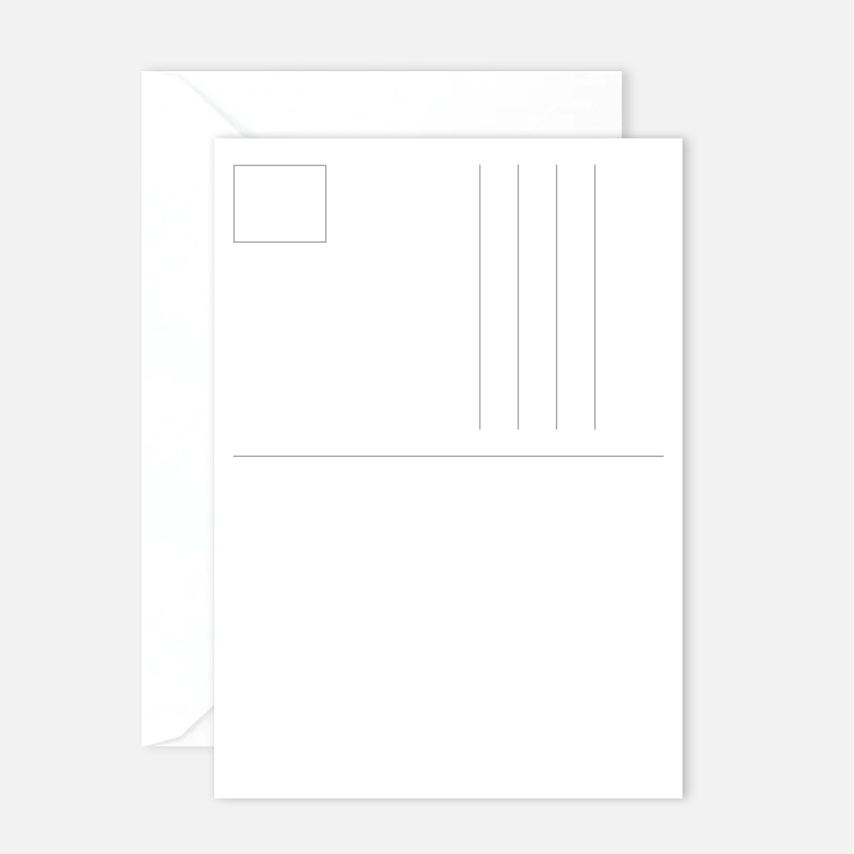 1 moderne Weihnachtskarte - Postkarte 10,5 x 14,8cm