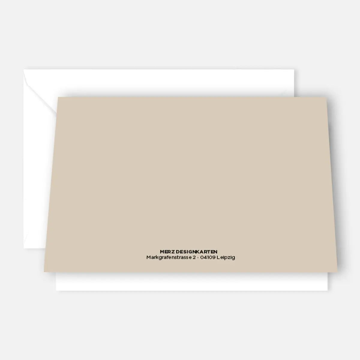 Edle Weihnachtskarte - 10,5x14,8cm - inkl. 1 weissen Umschlag