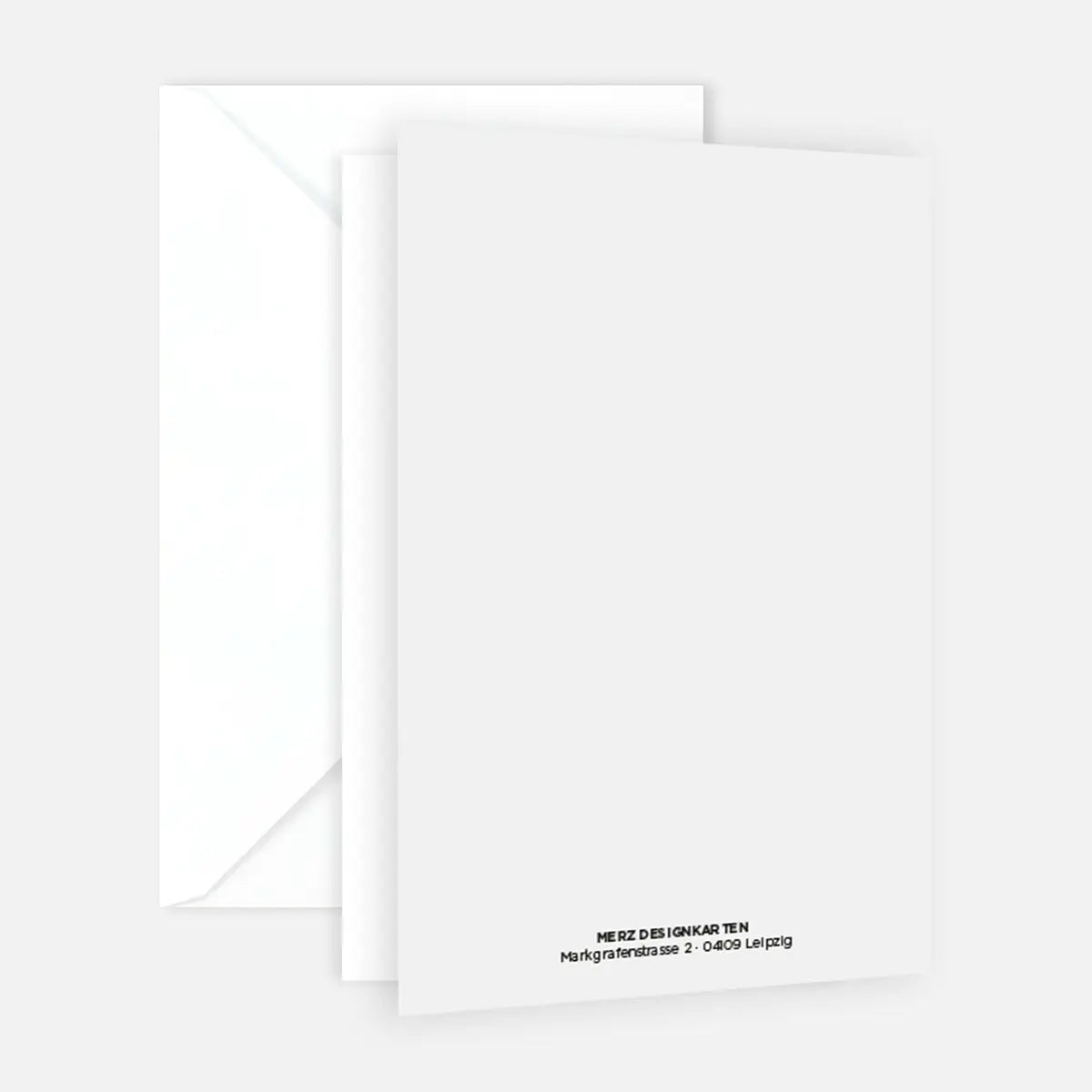 1 edle Weihnachtskarte mit Elchmotiv für Weihnachten Klappkarte mit Umschlag Merz Designkarten