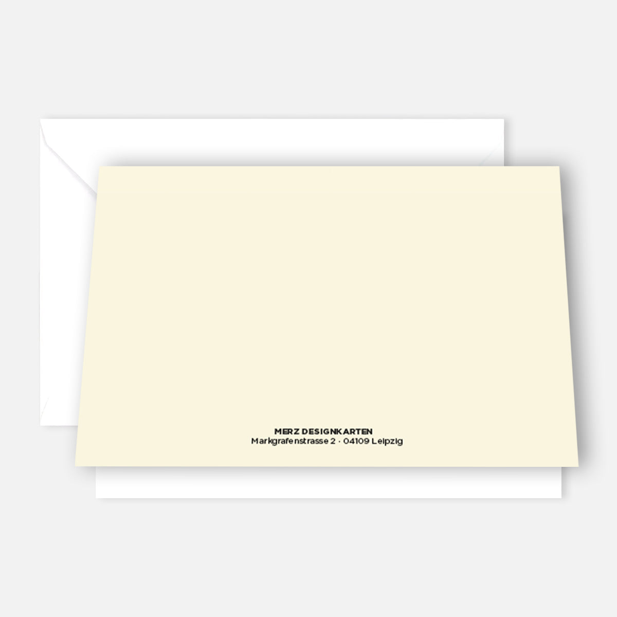Weihnachtskarte im Retro-Look- mit weißem Kuvert 12x18cm Merz Designkarten