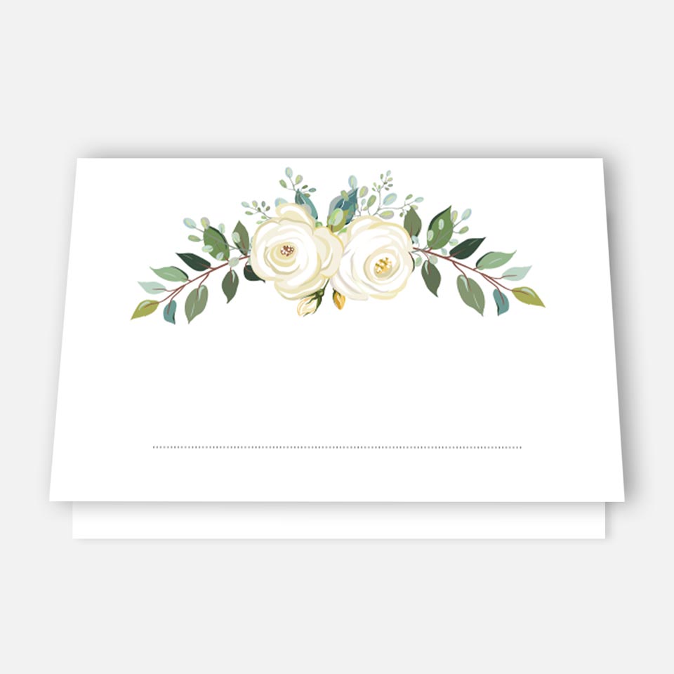 50 Premium-Tischkarten Platzkarten Namenskarten Namensschilder Hochzeit Feier Merz Designkarten