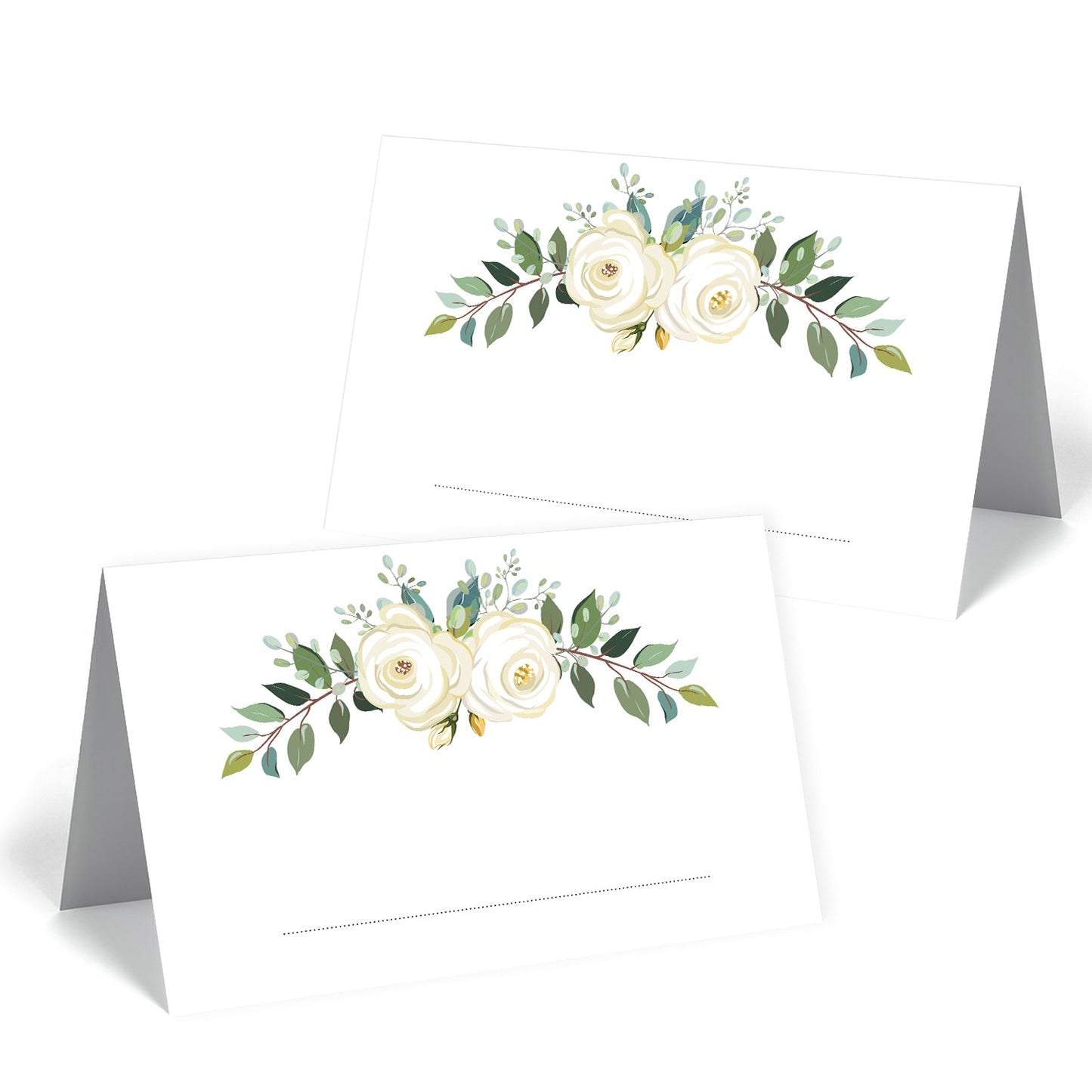 50 Premium-Tischkarten Platzkarten Namenskarten Namensschilder Hochzeit Feier Merz Designkarten
