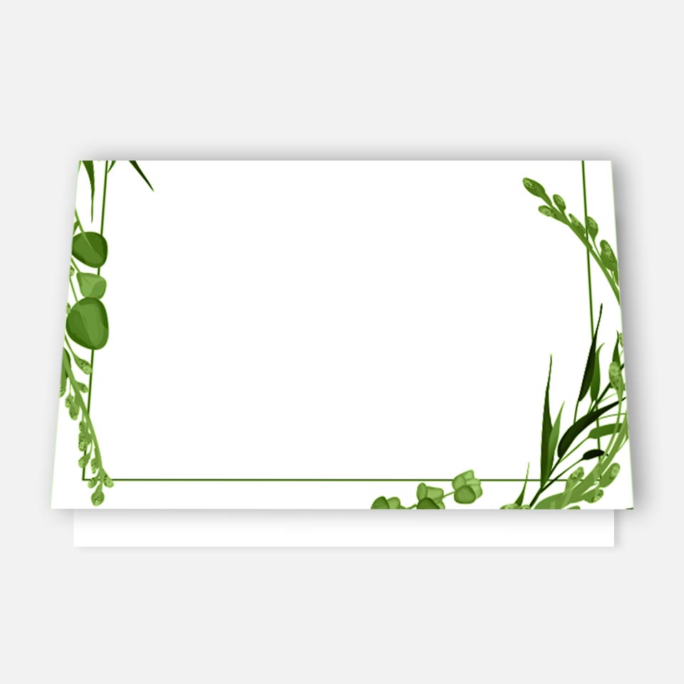 50 Premium-Tischkarten Platzkarten Namenskarten Namensschilder Hochzeit Feier Merz Designkarten