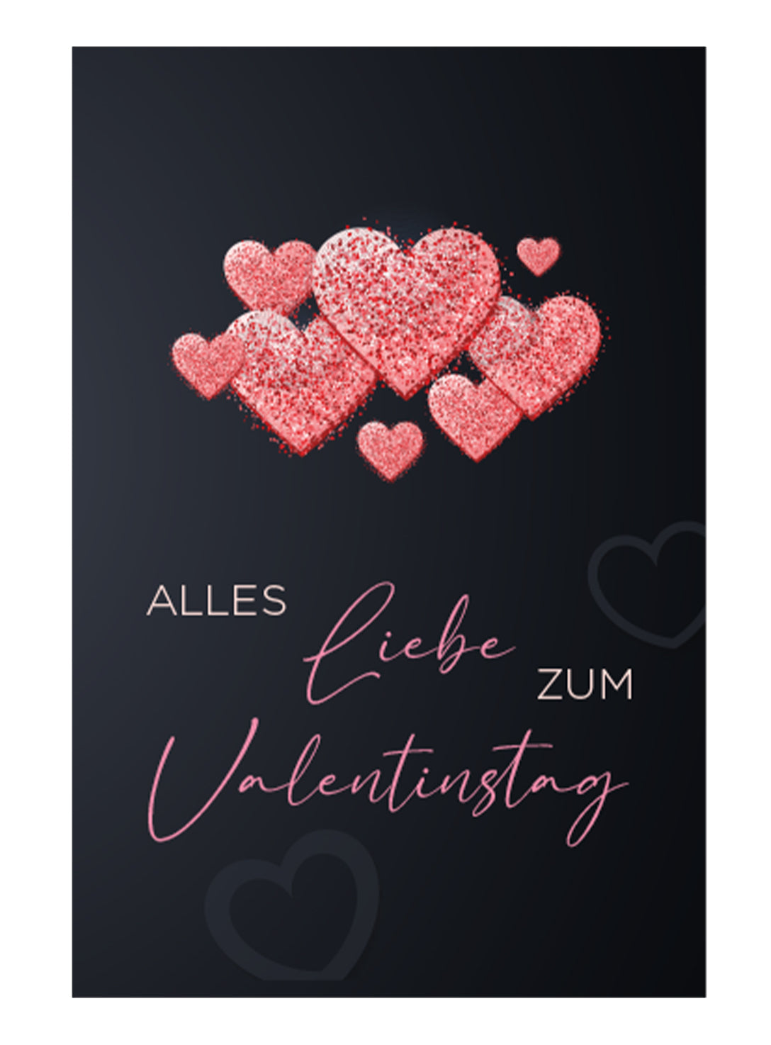 1 Grußkarte Liebe