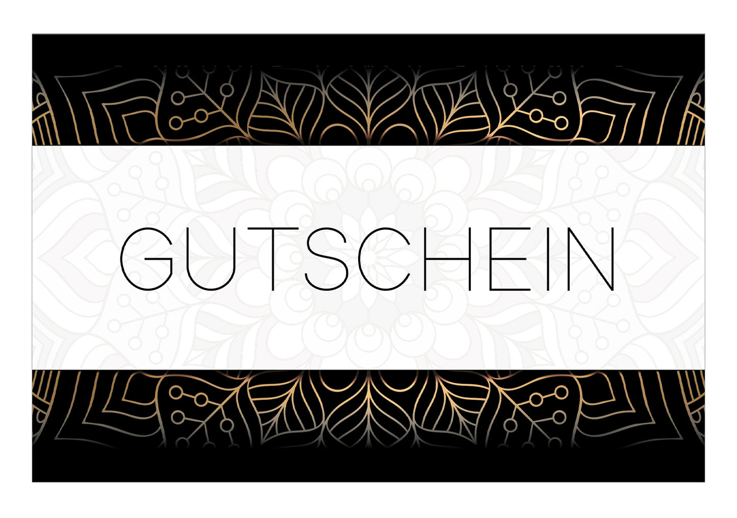 1 Gutscheinkarte Gutschein Klappkarte 12x18cm mit Kuvert Geschenkgutschein