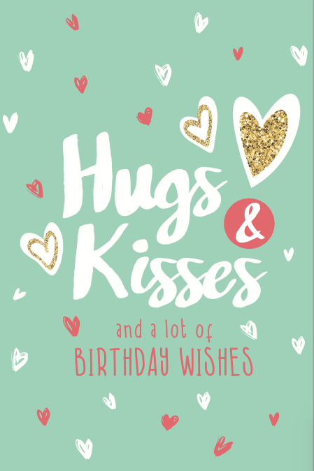2 Premium Geburtstagskarten Happy Birthday 18x12cm + 2 Kuverts Geburtstag Karten