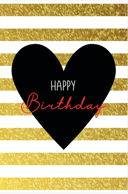3 Premium Geburtstagskarten Happy Birthday 18x12cm + 3 Kuverts Geburtstag Karten