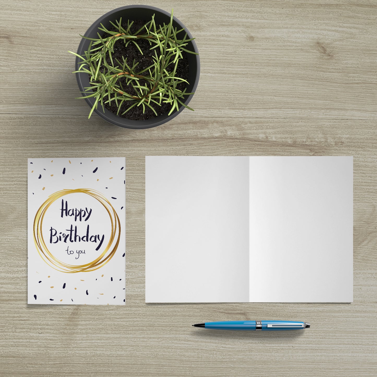 12 Premium Geburtstagskarten Happy Birthday 18x12cm + 12 Kuverts Geburtstag Karten