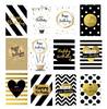 12 Premium Geburtstagskarten Happy Birthday 18x12cm + 12 Kuverts Geburtstag Karten