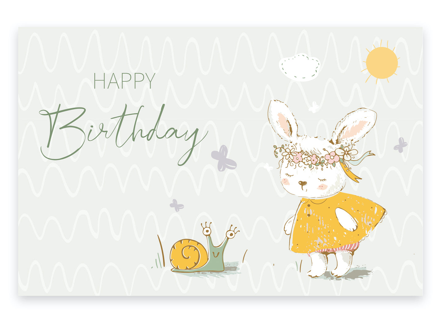1 edle Geburtstagskarte Happy Birthday Klappkarte 18x12cm mit 1 weißen Umschlag
