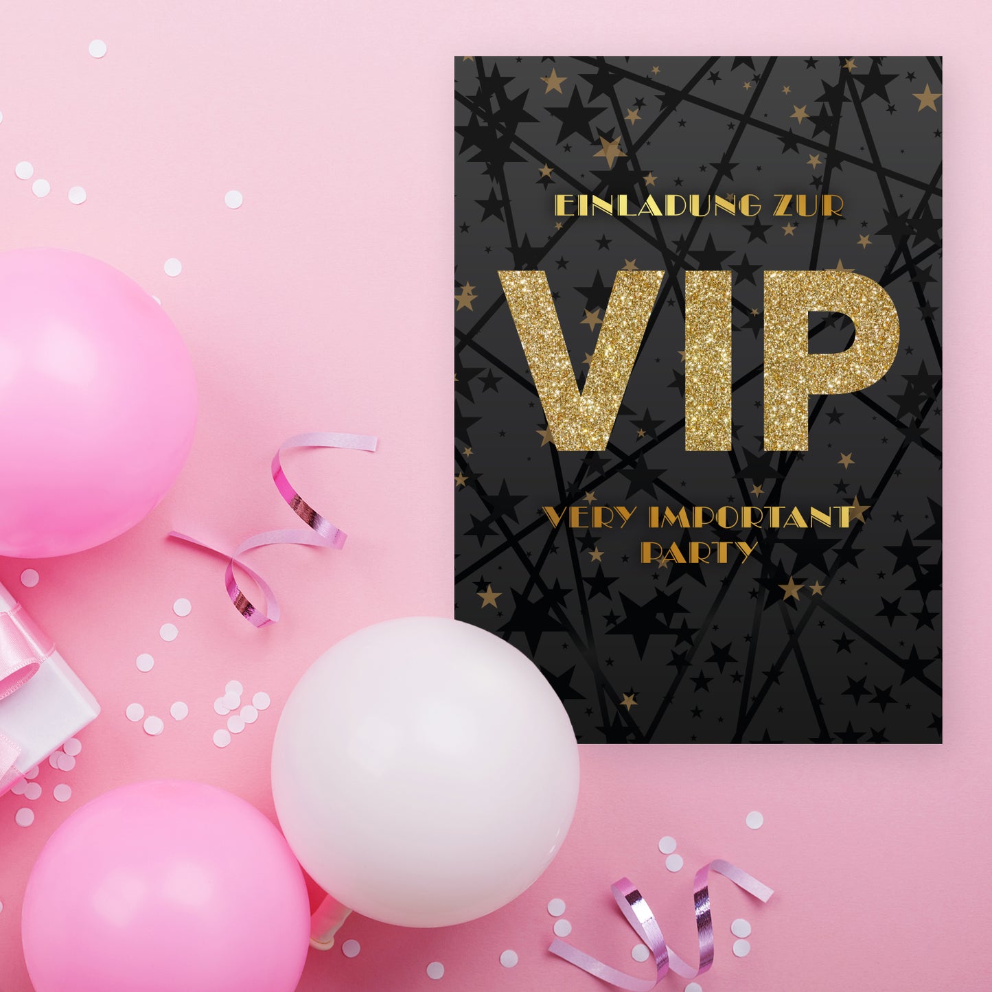 12 Einladungskarten Karte Geburtstagseinladung VIP Kindergeburtstag 14,8x10,5cm