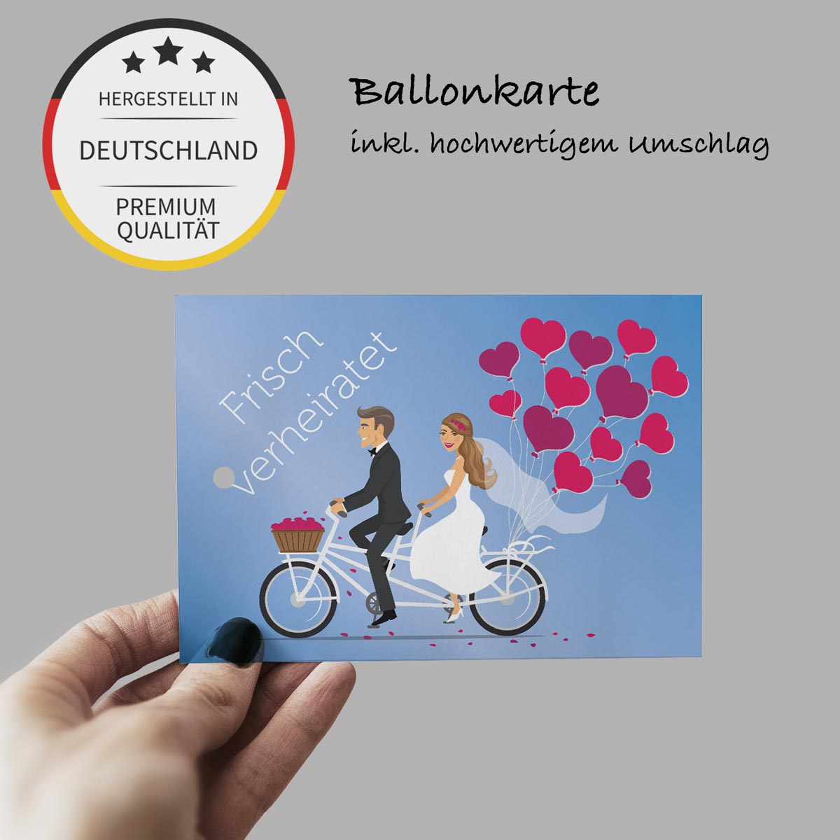 50 Ballonkarten Luftballonkarten Ballonflugkarten Weitflugkarten Hochzeit Karten