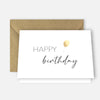 1 edle Geburtstagskarte Karte happy birthday 10,5x14,8cm Klappkarte Geburtstag