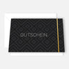 1 Gutscheinkarte Gutschein Klappkarte 12x18cm mit Kuvert Geschenkgutschein