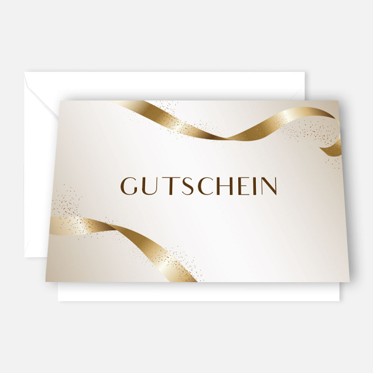 1 Gutscheinkarte Gutschein Klappkarte 12x18cm mit Kuvert Geschenkgutschein