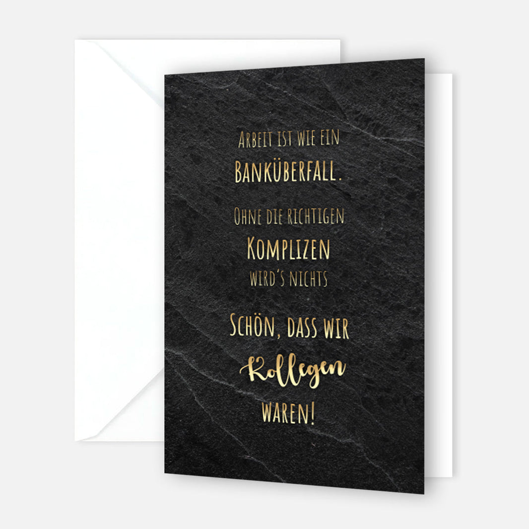 Stilvolle Abschiedskarten für Kollegen und Kolleginnen