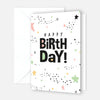 1 Premium Geburtstagskarte Happy Birthday 18x12cm mit Umschlag