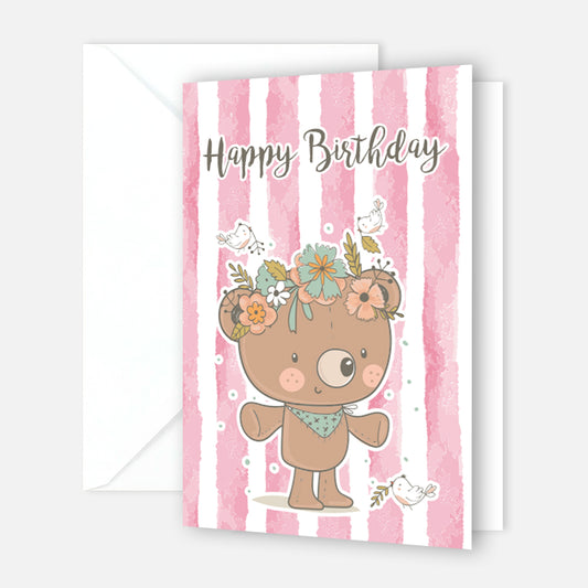 1 Premium Geburtstagskarte Happy Birthday 18x12cm mit Umschlag