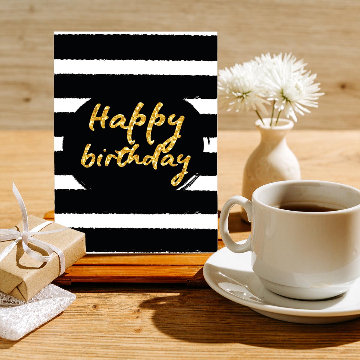 3 Premium Geburtstagskarten Happy Birthday 18x12cm + 3 Kuverts Geburtstag Karten