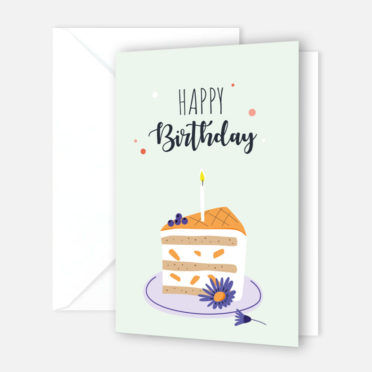 1 Premium Geburtstagskarte Happy Birthday 18x12cm mit Umschlag