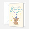 1 Premium Geburtstagskarte Kinder Happy Birthday 18x12cm mit Umschlag