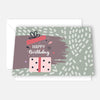1 Premium Geburtstagskarte Happy Birthday 18x12cm Querformat  mit Umschlag