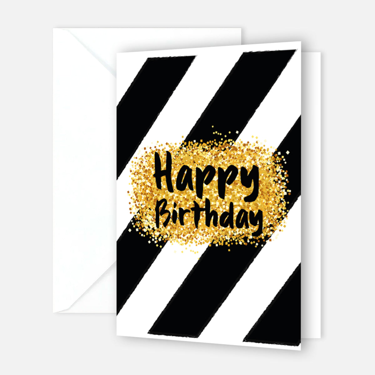 1 Premium Geburtstagskarten happy birthday 18x12cm + 4 Kuverts Geburtstag Karten