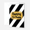 1 Premium Geburtstagskarten happy birthday 18x12cm + 4 Kuverts Geburtstag Karten