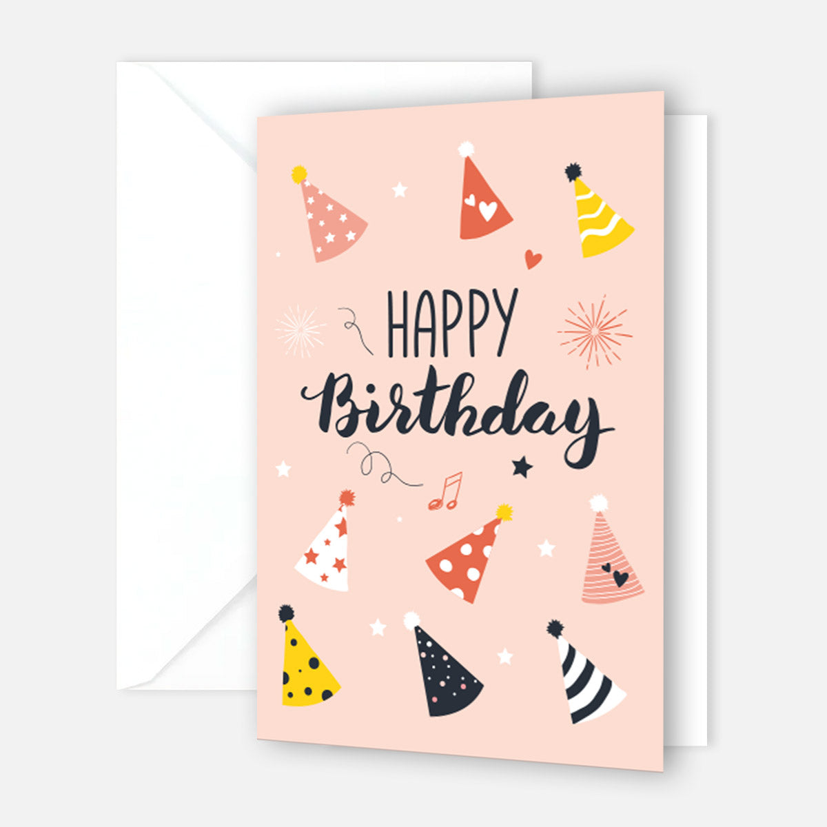 1 Premium Geburtstagskarte Happy Birthday 18x12cm mit Umschlag