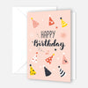 1 Premium Geburtstagskarte Happy Birthday 18x12cm mit Umschlag