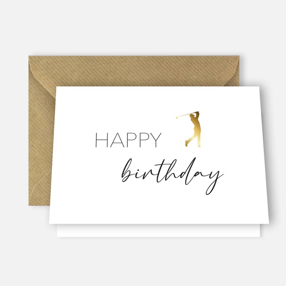 1 Geburtstagskarte Karte happy birthday 10,5x14,8cm mit Umschlag Geburtstag