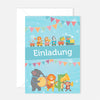 12 Einladungskarten Kindergeburtstag Musik Postkarten 14,8x10,5cm + 12 Umschläge