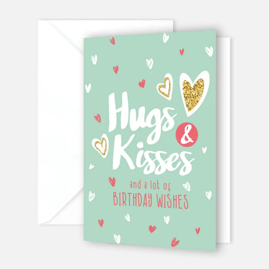1 Premium Geburtstagskarte Happy Birthday 18x12cm mit Umschlag