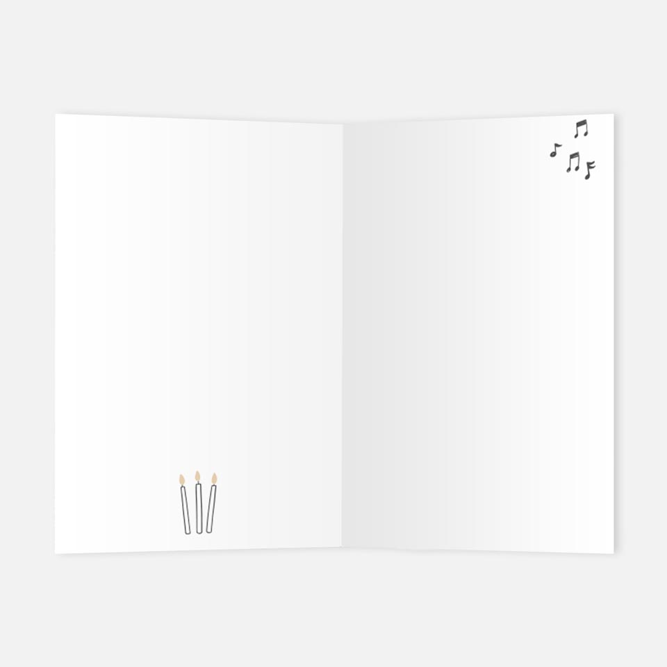 1 Premium Geburtstagskarte Happy Birthday 18x12cm mit Umschlag