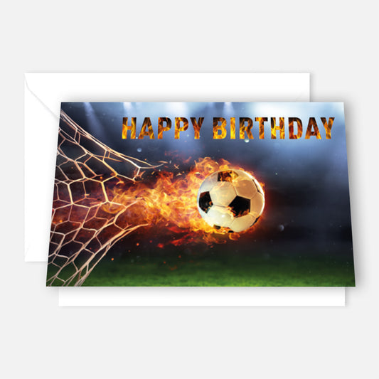 1 Premium Geburtstagskarte Happy Birthday 10,5x14,8cm mit Umschlag