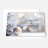 Edle Weihnachtskarte Cozy - Klappkarte mit weißem Kuvert